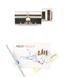 Циліндр ABLOY PROTEC2 MOD 72 мм (41x31T) Ключ-Тумблер M / S CY323 CAM30 Хром полірований / Хром полірований