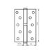 Завіса дверна Firenze 125 * 4 (1 підшипник, латунь) регульована полірована латунь R (38070)