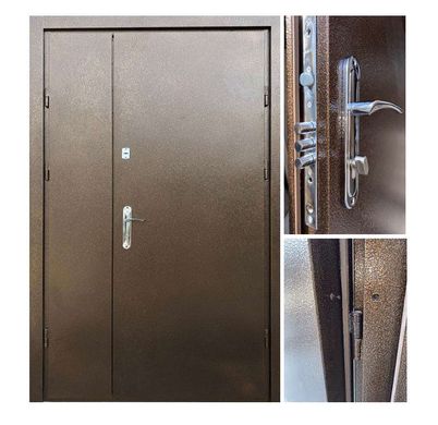 Двері вхідні REDFORT 1200 Метал - метал з притвором вулиця 40300381 фото