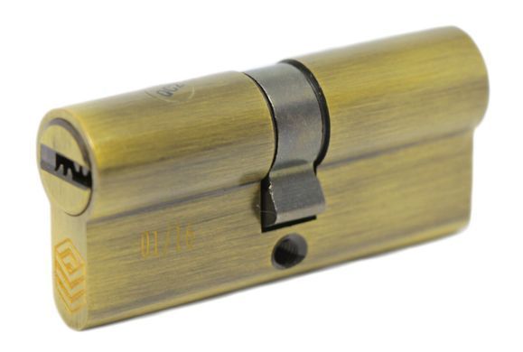 Дверний циліндр HardLock L-series 60мм (30х30) Бронза (ключ-ключ) tsmhlkkb-60-30x30 фото
