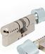 Цилиндр MUL-T-LOCK INTERACTIVE+ XP 85 мм ( 40x45T ) Ключ-Тумблер VIP_CONTROL 2KEY+3KEY CAM30 Никель сатин / Хром полированный