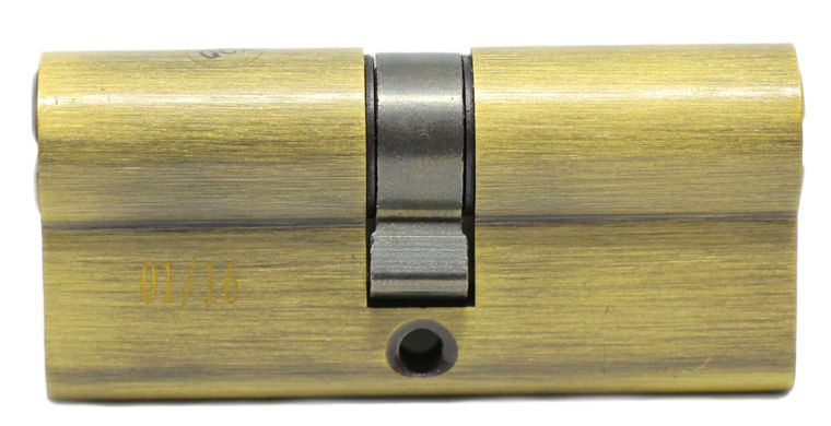 Дверной цилиндр HardLock L-series 60мм (30х30) Бронза (ключ-ключ) tsmhlkkb-60-30x30 фото