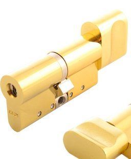 Циліндр ABLOY PROTEC2 MOD 87 мм (31x56T) Ключ-Тумблер 3KEY CY323 CAM30 Латунь полірована / Латунь полірована ABL7000017818 фото