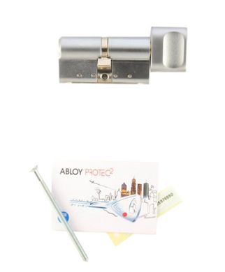 Циліндр ABLOY PROTEC2 HARD MOD 88 мм (47Hx41T) Ключ-Тумблер M / S CY333 CAM30 Хром матовий / Хром матовий ABL7000002896 фото