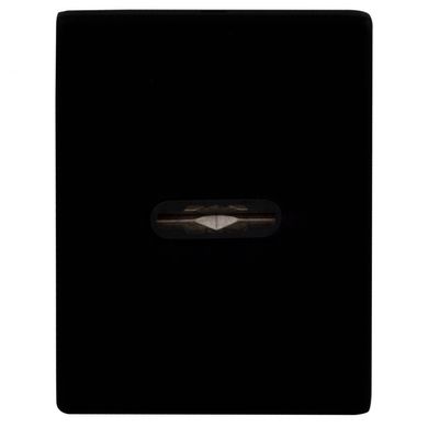 Декоративная накладка Protect под сувальдный ключ разжимная 60X80mm Black черная (60460) 60460 фото
