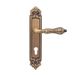 Дверна ручка на планці Fimet 147-280 F43 Flora матова бронза (40459), Бронза матовая
