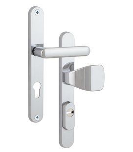 Фурнитура защитная ROSTEX PROFILE_PRO Z fix-mov DIN PLATE 72мм Хром_полирований 19 5мм 40-45мм Hranate/Exlcusive CR Комплект RST-4046850900 фото
