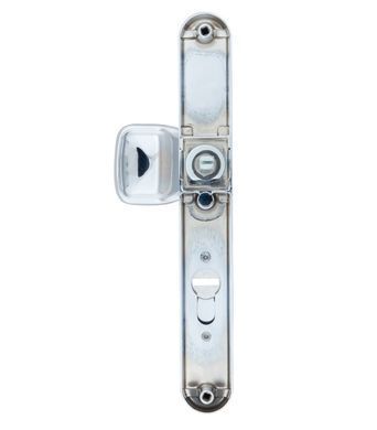 Фурнітура захисна ROSTEX PROFILE_PRO Z fix-mov DIN PLATE 72мм Хром_полірований 19 5мм 40-45мм Hranate/Exlcusive CR Комплект RST-4046850900 фото