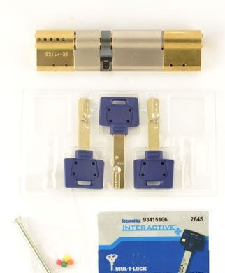 Циліндр MUL-T-LOCK DIN_MOD_KK INTERACTIVE+ 95 EB 40x55 CAM30 3KEY DND3D_BLUE_INS 264S+ BOX_S MTL7000023217 фото