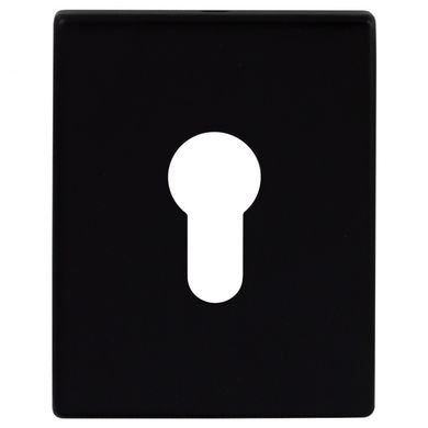 Декоративная накладка Protect под цилиндр 60X80mm Black черная (60462) 60462 фото