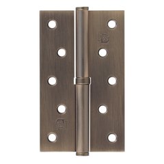 Завіса дверна RDA 125 * 3 * 2,5 (1 підшипник, сталь) матова антична латунь (права) (30501) 30501 фото