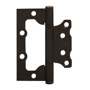 Петля RDA 100*2,5 (2подш, сталь) Eurocento мат черный (49123) 49123 фото