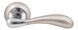 Дверная ручка RDA Imola R никель матовый/хром (29204), Хром полированный/Никель матовый