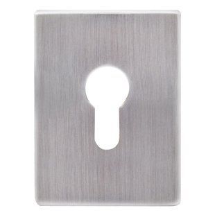 Декоративна накладка Protect під циліндр 60X80mm WSC хром матовий брошований 63556 фото