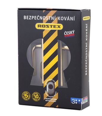 Фурнітура захисна ROSTEX R1/R4 R mov-mov DIN PLATE 92мм Титан_PVD 22мм 38-55мм 3клас 804 TI Комплект RST-4039208003 фото