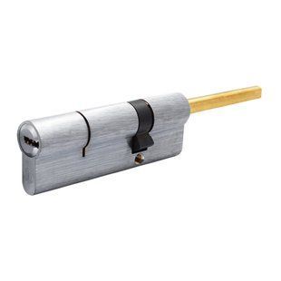 Циліндр Securemme 3200QCS30601X5 К2 30/60 мм 5 ключів +1 монтажний ключ, з штоком, матовий хром 49874 фото