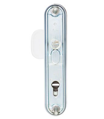 Фурнітура захисна ROSTEX 802/О R fix-mov PZ PLATE 85мм Фарба_біла 58-61мм 3клас Hranate/Baryt WHITE Комплект RST7000008322 фото