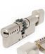 Циліндр MUL-T-LOCK INTERACTIVE+ XP 62 мм (31x31T) Ключ-Тумблер 3KEY CGW Нікель сатин / Нікель сатин