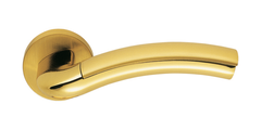 Дверна ручка Colombo Design Milla LC 31 полірована латунь, матове золото (10967) 10967 фото