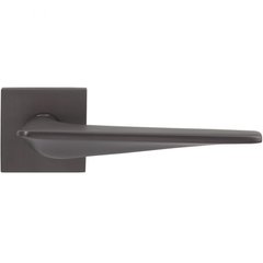 Дверная ручка на розетте Comit Tucanо А графит (розетта 6мм) (59787) 59787 фото
