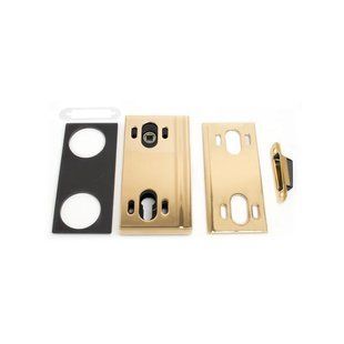 Комплект замок Comit ключ + кейс полірована латунь правий (29092) 29092 фото