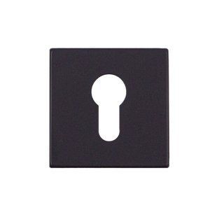 Декоративна накладка Protect 60*60 mm під циліндр чорний 64442 фото