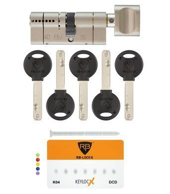 Циліндр RB DIN_KT KEYLOCX 76 NST 45x31T TO_NST CAM30 5KEY RB1 K04 BOX RAV-NE000253919 фото