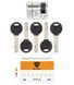 Цилиндр RB DIN_HALF_K KEYLOCX 40,5 NST 30,5х10 CAM30 5KEY RB1 K04 BOX