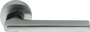Дверна ручка Colombo Design Gira матовий хром (5234) 5234 фото