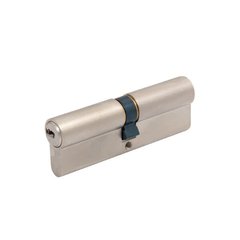 Циліндр Mgserrature 45/45 = 90mm ключ/ключ матовий нікель 5 ключів (37658) 37658 фото