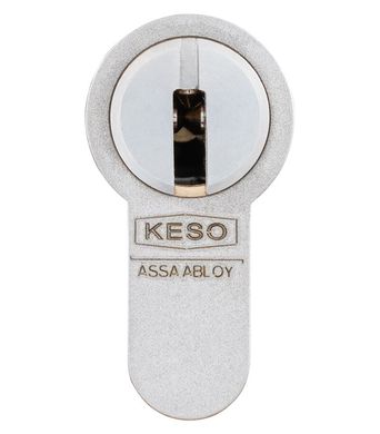 Циліндр KESO B 8000_Ω2 MOD 90 мм / 45x45T Ключ-тумблер 3KEY CAM30 Нікель сатин / Нікель сатин KES7000020627 фото