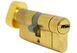 Дверний циліндр HardLock L-series 70мм (30х40Т) Золотий (ключ-тумблер)