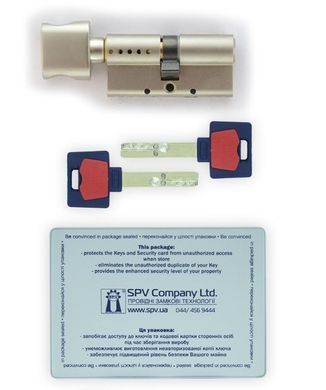 Циліндр MUL-T-LOCK INTERACTIVE+ XP 66 мм (33x33T) Ключ-Тумблер VIP_CONTROL 2KEY+3KEY CAM30 Нікель сатин / Нікель сатин MTL7000009592 фото