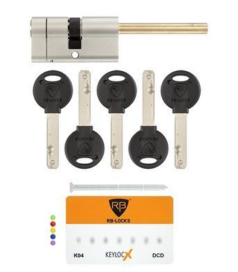 Циліндр RB DIN_ST KEYLOCX 66 NST 31x35ST CAM30 5KEY RB1 K04 BOX RAV-NE000253537 фото