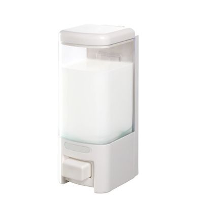 Дозатор рідкого мила Trento, 0,5 л, білий/прозорий (5001) 5001 фото