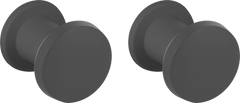 Набір пластикових гачків Arino, 2 шт, чорний, скотч 3М 57343 фото