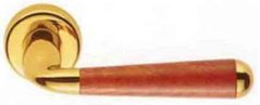 Дверна ручка Colombo Design Tempo CD 61 золото з накладками під ключ (988) 988 фото