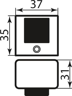 Дверний стопор Colombo Design LC 112 матовий хром (30789) 30789 фото