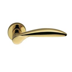 Дверна ручка Colombo Design DB 31 Wing HPS титан золото з накладками під проріз (14041), Титан/Золото