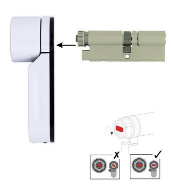 Циліндр MUL-T-LOCK DIN_MOD_KT INTERACTIVE+ 110 NST 55Zx55 CAM30 ENTR 2KEY DND3D_BLUE_INS 264G+ BOX MTL7000020750 фото
