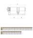 Циліндр MUL-T-LOCK DIN_MOD_KT INTERACTIVE+ 110 NST 55Zx55 CAM30 ENTR 2KEY DND3D_BLUE_INS 264G+ BOX