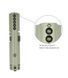 Циліндр MUL-T-LOCK DIN_MOD_KT INTERACTIVE+ 110 NST 55Zx55 CAM30 ENTR 2KEY DND3D_BLUE_INS 264G+ BOX
