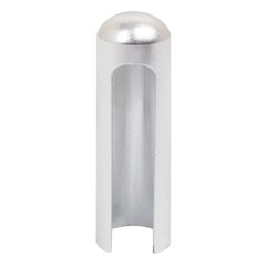 Ковпачок для дверної завіси STV SC14 закруглений матовий хром (алюміній) (16730) 16730 фото