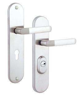 Фурнитура защитная ROSTEX UNIVERSAL R mov-mov DIN PLATE 90мм Нерж.сталь_мат 22мм 38-55мм 3 класса Baryt NEREZ_MAT Комплект RST-4042667273 фото