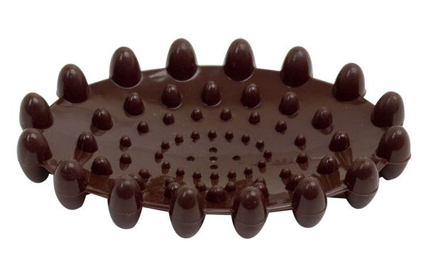 Мыльница овальная звезда Arino, шоколад (36601) 36601 фото