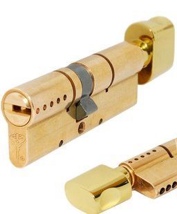 Циліндр MUL-T-LOCK INTERACTIVE+ XP 81 мм (50x31T) Ключ-Тумблер 5KEY CAM30 Латунь / Латунь полірована MTL7000021522 фото