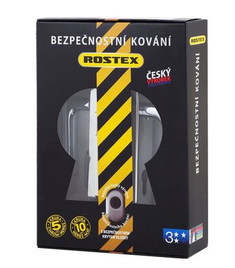 Фурнитура защитная ROSTEX R1/R4 R mov-mov DIN PLATE 85мм Хром_полирований 22мм 38-55мм 3 класса 804 CR Комплект RST-4043960200 фото