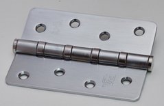 Завіса дверна RDA 100 * 3 * 2,5 (4 підшипника, сталь) закриваюча R5 матовий нікель (31330) 31330 фото