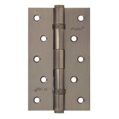 Завіса дверна Fuxia 125 * 3 (2 підшипника, сталь) антична латунь (11156) 11156 фото
