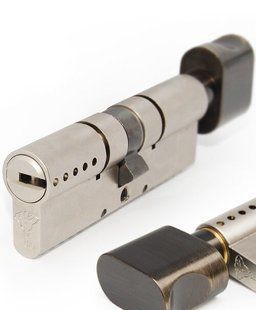 Циліндр MUL-T-LOCK INTERACTIVE+ XP 85 мм (40x45T) Ключ-Тумблер 3KEY CAM30 Нікель сатин / Бронза антична MTL7000018852 фото